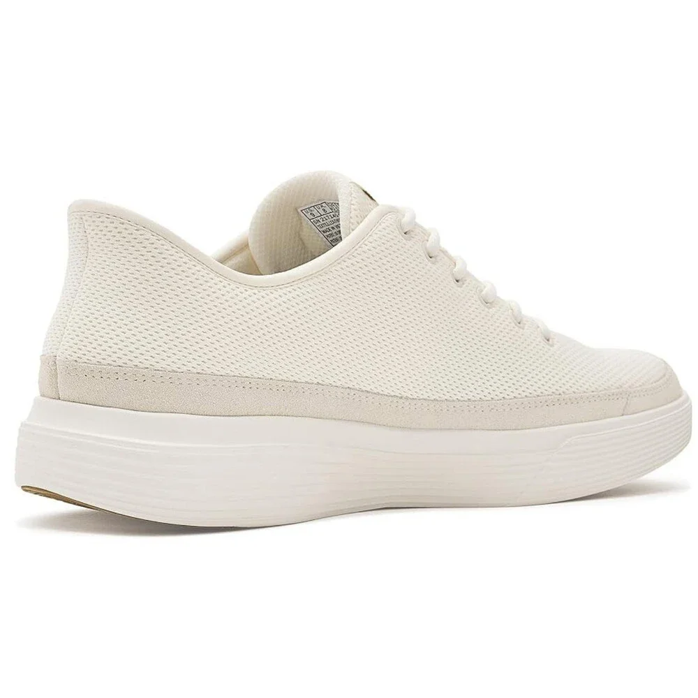 Skechers Go Walk Commuter Carson Men's US 9 D Off-White Lifestyle Shoes ZOGG3728